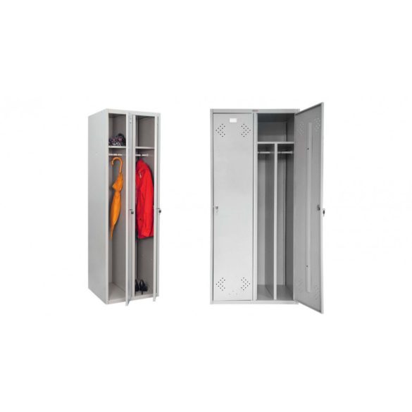 Kronberg LINE IVT-21/2 ajtós öltözőszekrény kulcsos zárral 1830x575x500mm