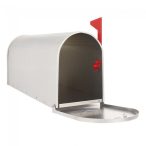   Mailbox ALU US aluminium postaláda ezüst színben 220x165x480mm