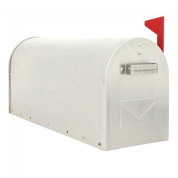 Mailbox ALU US aluminium postaláda ezüst színben 220x165x480mm