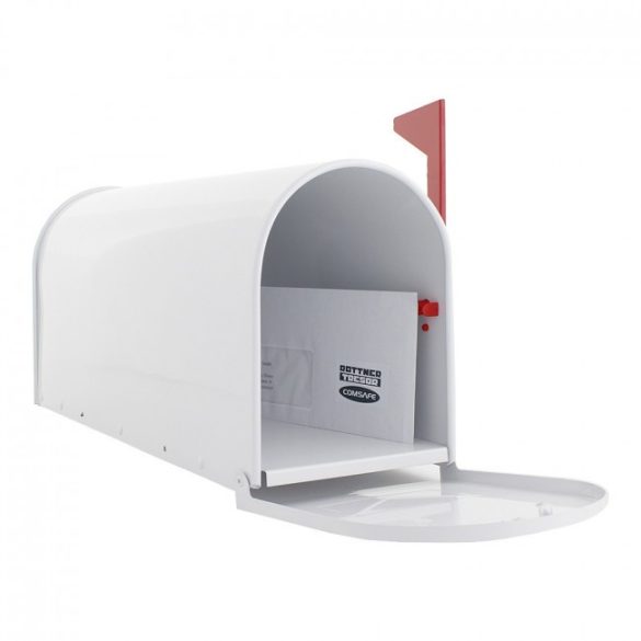 Mailbox ALU US postaláda fehér színben 220x165x480mm