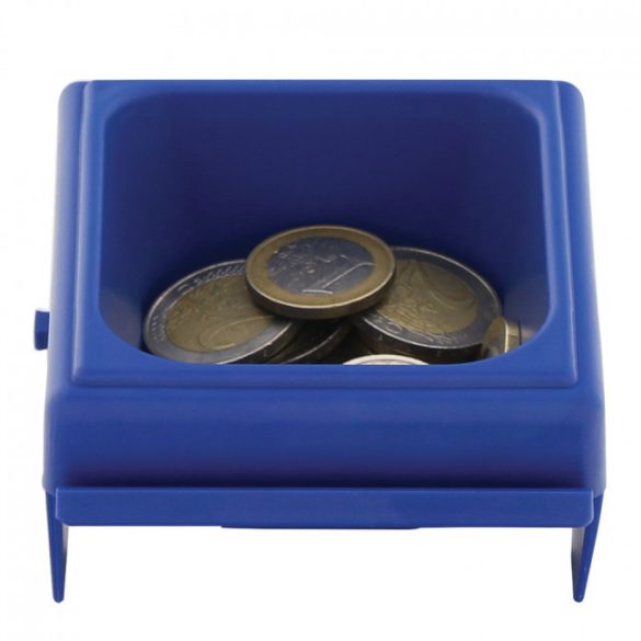 Cash pénzérme tároló tálca kék színben 45x85x95mm