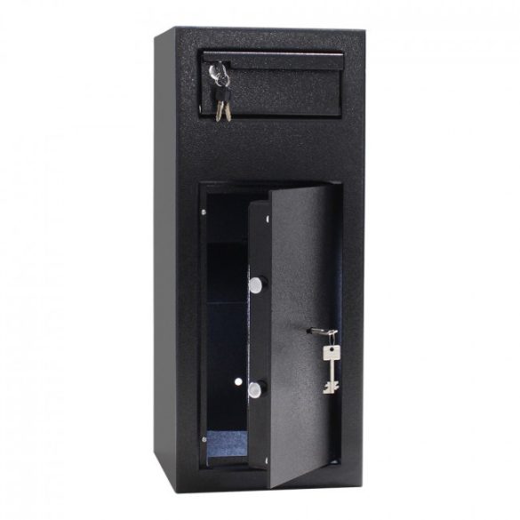 Cashmatic1 kulcsos bedóbófiókos széf kulcsos zárral 600x250x260mm