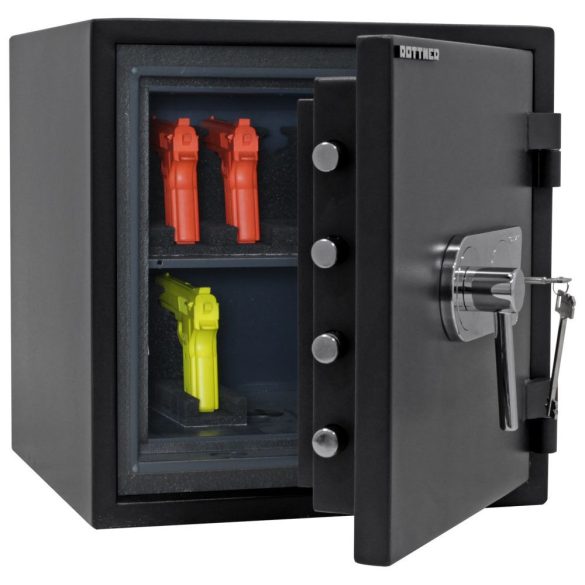 FireProfi50 Premium tűzálló páncélszekrény kulcsos zárral 490x480x445mm