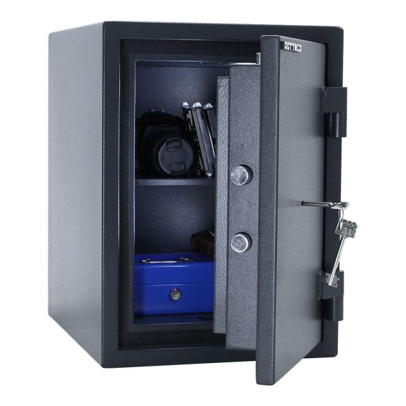 Rottner FireHero50 tűzálló és betörésbiztos páncélszekrény kulcsos zárral 490x360x450mm